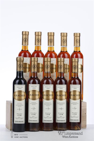 KRACHER TROCKENBEERENAUSLESE KOLLEKTION BOX 1999 - Alois Kracher 1 of 320 boxes - 10 x 0,375Ltr - Owc 10