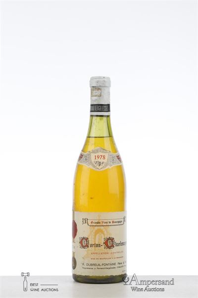 CORTON CHARLEMAGNE 1978 - Dubreuil Fontaine - 1 Bottle