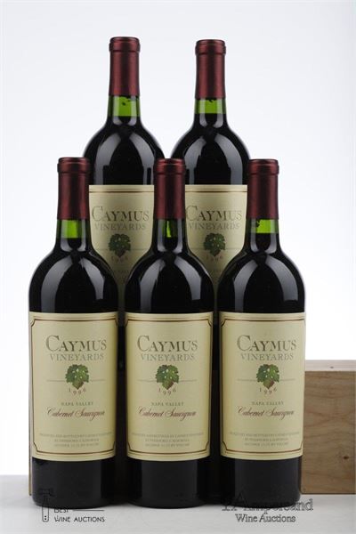 CAYMUS CABERNET SAUVIGNON 1996 - Caymus - 5 Bottles