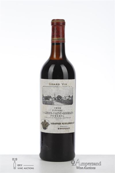 LA CROIX ST GEORGES 1959 - Hanappier Peyrelongue - 1 Bottle