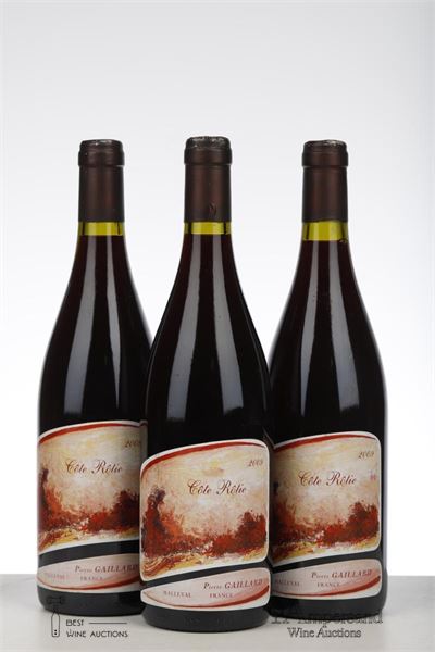 COTE ROTIE 2009 - Pierre Gaillard - 3 Bottles