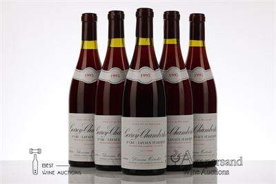 GEVREY CHAMBERTIN LAVAUX ST JACQUES 1995 - Tortochot - 5 Bottles