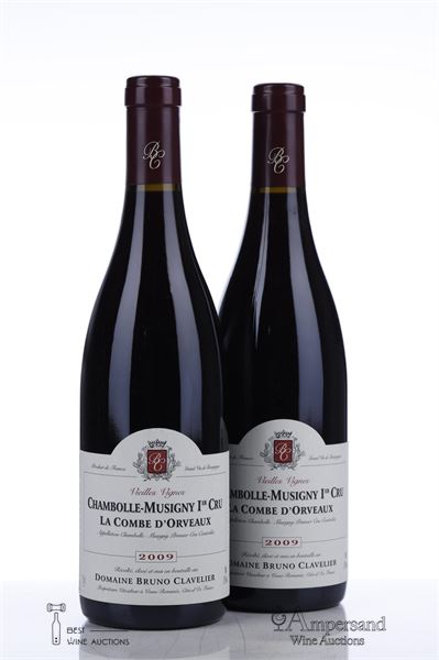 CHAMBOLLE MUSIGNY LA COMBE D'ORVEAUX 2009 - Bruno Clavelier - 2 Bottles