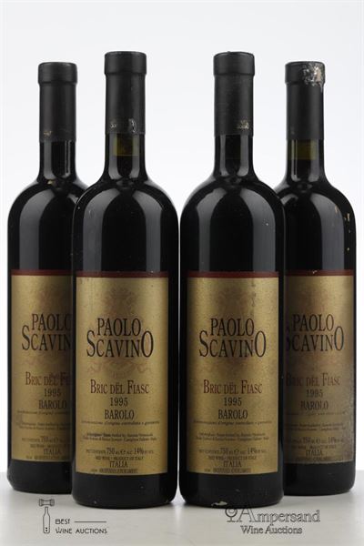 BAROLO BRIC DEL FIASC 1995 - Paolo Scavino - 4 Bottles