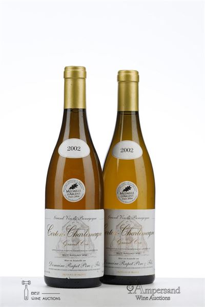 CORTON CHARLEMAGNE 2002 - Rapet - 2 Bottles