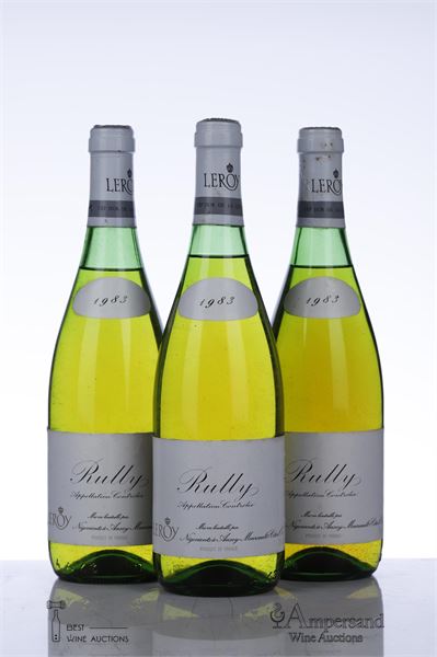 RULLY BLANC 1983 - Leroy Negociant - 3 Bottles