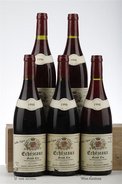 ECHEZEAUX VIEILLES VIGNES 1998 - Bruno Desaunay Bissey - 5 Bottles