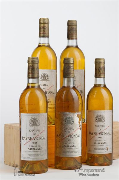 RAYNE VIGNEAU 1981 - Mc - 5 Bottles