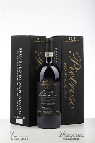 BRUNELLO DI MONTALCINO QUARANTENNALE 2018 - Pietroso - 3 Magnums - Oc 1