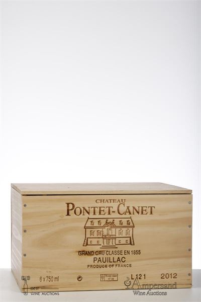 PONTET CANET 2012 - Mc - 6 Bottles - Owc 6