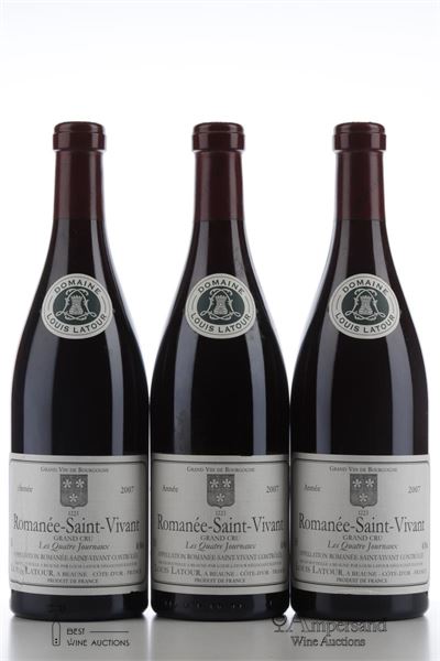 ROMANEE ST VIVANT LES QUATRE JOURNEAUX 2007 - Louis Latour - 3 Bottles
