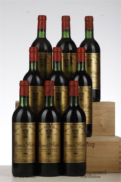 MARQUIS DE ST ESTEPHE 1982 - Mc - 9 Bottles