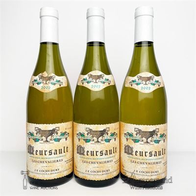 MEURSAULT LES CHEVALIERES 2002 - Coche Dury - 3 Bottles