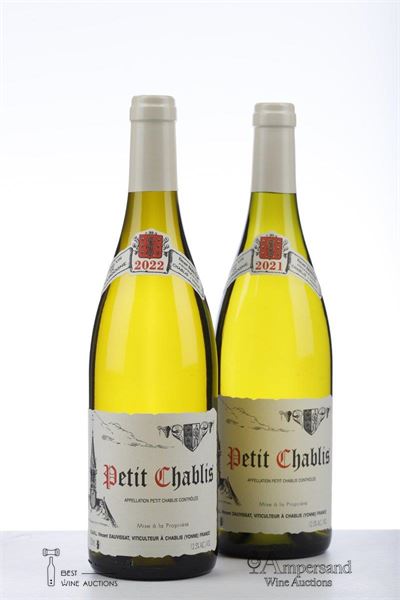 PETIT CHABLIS 1*2021 + 1*2022  - Vincent Dauvissat - 2 Bottles