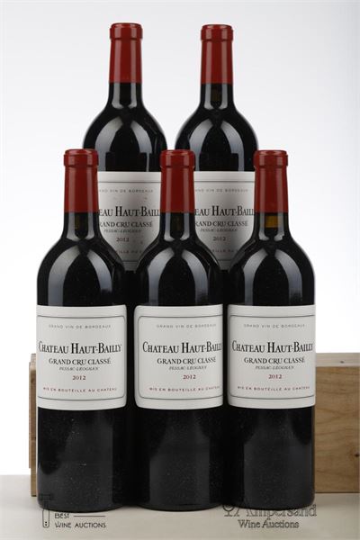 HAUT BAILLY 2012 - Mc - 5 Bottles