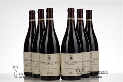 CLOS DES LAMBRAYS 2002 - Domaine des Lambrays - 6 Bottles - Owc 6