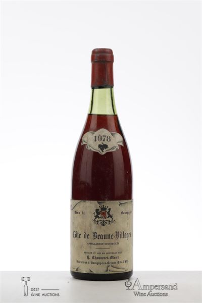 COTE DE BEAUNE VILLAGES 1978 - H. Chauvenet Maire - 1 Bottle