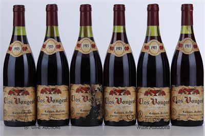 CLOS VOUGEOT 1985 - Cathiard Molinier - 6 Bottles