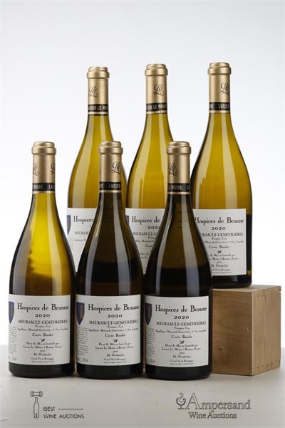 HOSPICES DE BEAUNE MEURSAULT GENEVRIERES CUVEE BAUDOT 2020 - Lucien Lemoine - 6 Bottles - Oc 6