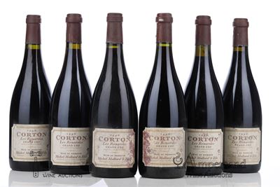CORTON LES RENARDES 1996 - Michel Mallard - 6 Bottles