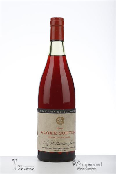 ALOXE CORTON 1952 - A R Barriere - 1 Bottle