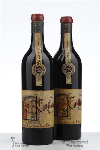 GATTINARA SPANNA 1958 - Nervi - 2 Bottles