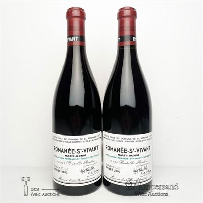 ROMANEE ST VIVANT 2002 - Domaine de la Romanee Conti - 2 Bottles