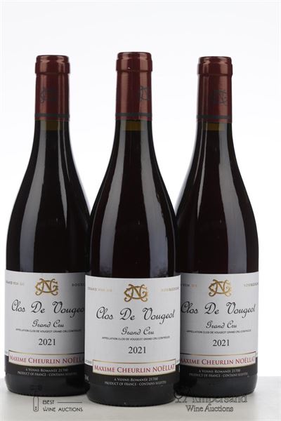 CLOS DE VOUGEOT 2021 - Maxime Cheurlin Noellat - 3 Bottles