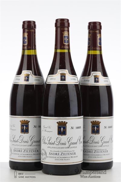 CLOS ST DENIS 2009 - Chateau Andre Ziltener - 3 Bottles