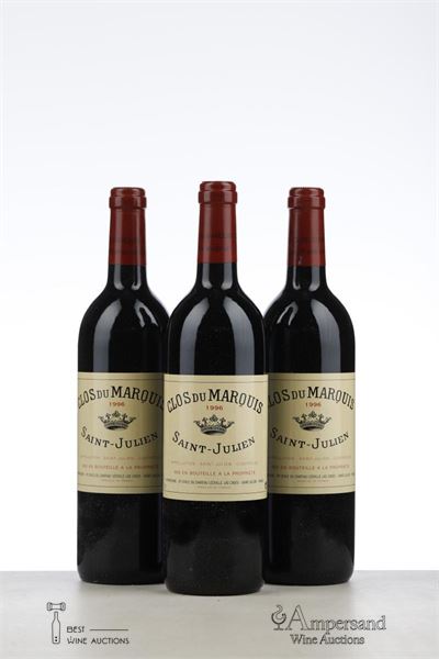 CLOS DU MARQUIS 1996 - Mc - 3 Bottles
