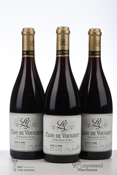 CLOS DE VOUGEOT 2018 - Lucien Le Moine - 3 Bottles