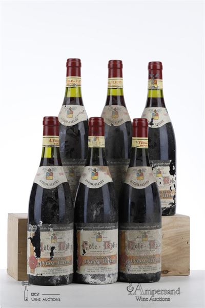 COTE ROTIE 1990 - Vidal Fleury - 6 Bottles
