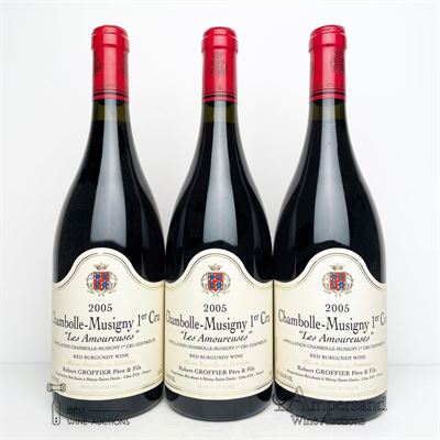 CHAMBOLLE MUSIGNY LES AMOUREUSES 2005 - Robert Groffier Pere & Fils - 3 Bottles