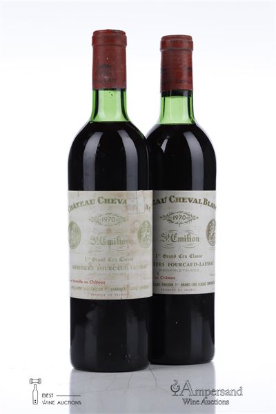 CHEVAL BLANC 1970 - 2 Bottles