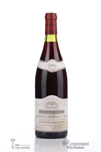 NUITS ST GEORGES LES VIGNES RONDES 1990 - Daniel Rion - 1 Bottle