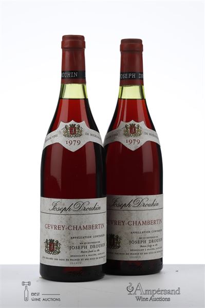 GEVREY CHAMBERTIN 1979 - Joseph Drouhin - 2 Bottles