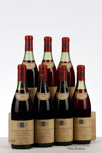 POMMARD CLOS DE VERGER 1973 - Billard Gonnet - 7 Bottles