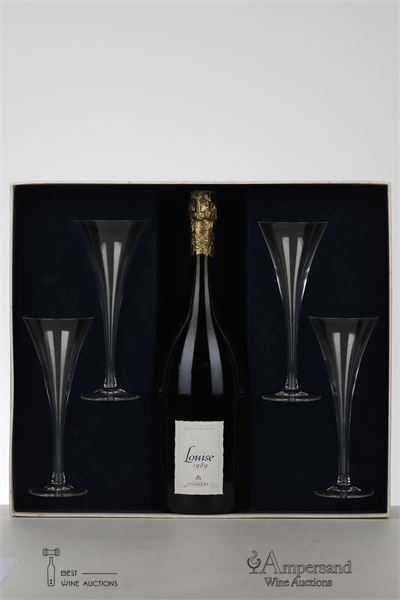 POMMERY CUVEE LOUISE 1989 - Pommery - 1 Magnum - Giftbox with Glasses