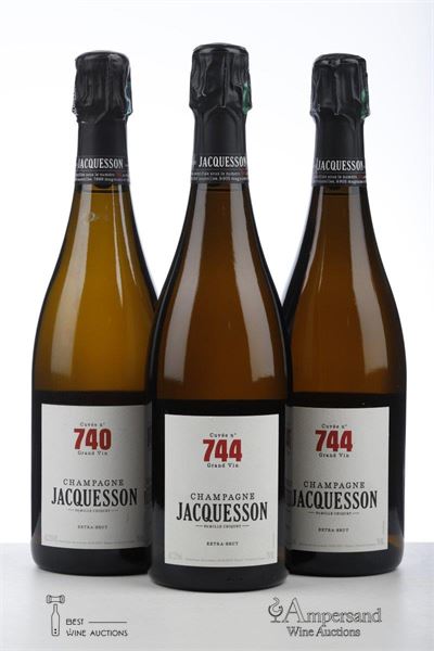 JACQUESSON CUVEE 1*740 + 2*744  - Jacquesson - 3 Bottles