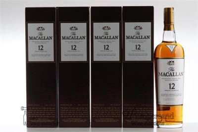 MACALLAN 12 Y - Japanese Backlabel - Alc 40% - 4 Bottles - Oc 1