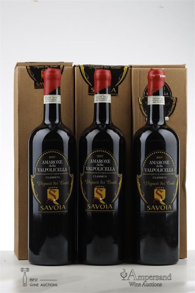 AMARONE DELLA VALPOLICELLA CLASSICO VIGNETI DEI COALI 2007 - Savoia - 3 Magnums - Oc 1