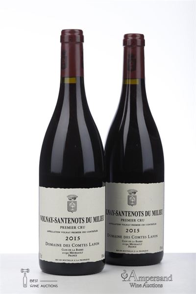 VOLNAY SANTENOTS DU MILIEU 2015 - Comtes Lafon - 2 Bottles