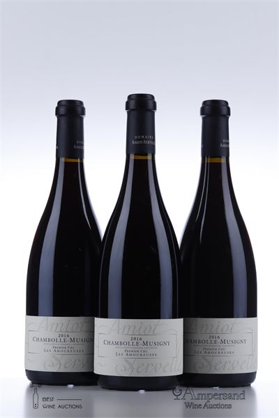 CHAMBOLLE MUSIGNY LES AMOUREUSES 2016 - Amiot Servelle - 3 Bottles