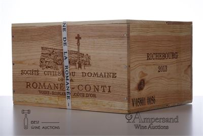 RICHEBOURG Domaine de la Romanee Conti 2013 - 6 Bottles in Owc 6