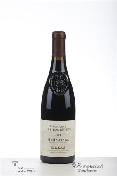 HERMITAGE ROUGE DOMAINE DES TOURETTES 2009 - Delas - 1 Bottle
