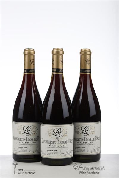 CHAMBERTIN CLOS DE BEZE 2019 - Lucien Le Moine - 3 Bottles