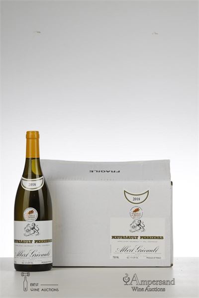 MEURSAULT PERRIERES 2018 - Albert Grivault - 6 Bottles - Oc 6
