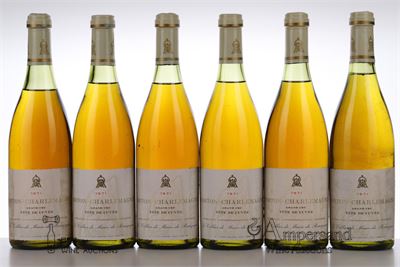 CORTON CHARLEMAGNE TETE DE CUVEE 1971 - Le Cellier de Marie de Bourgogne - 13 Bottles - Oc 12
