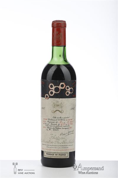 MOUTON ROTHSCHILD 1967 - Mc - 1 Bottle