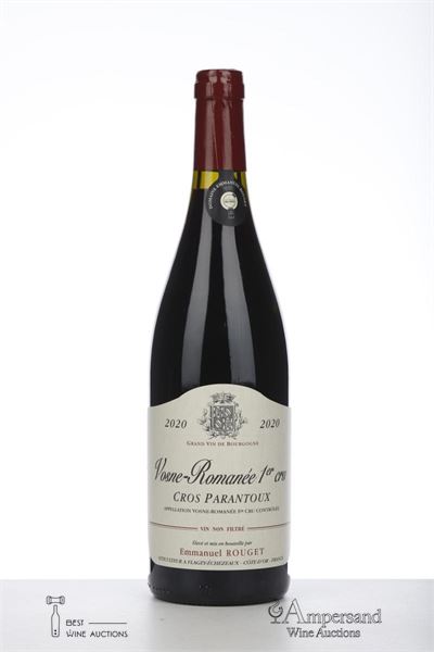 VOSNE ROMANEE CROS PARANTOUX 2020 - Emmanuel Rouget - 1 Bottle